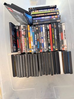 Large Lot of DVDs and Blu-rays