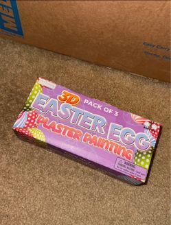 3D Pack of 3 Easter Egg Painting