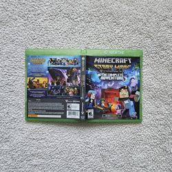 Xbox One Video Game Minecraft Story Mode The Complete Adventure Clean Disc 