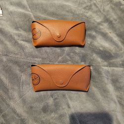 Rayban Sunglasses Brown Leather Case
