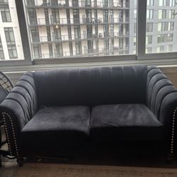 Black Loveseat