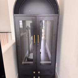 Black Metal Cabinet 