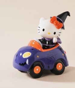 Hello Kitty Halloween Witch Car Figure