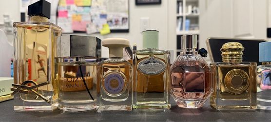Designer Perfume Fragrance Bottle Collection