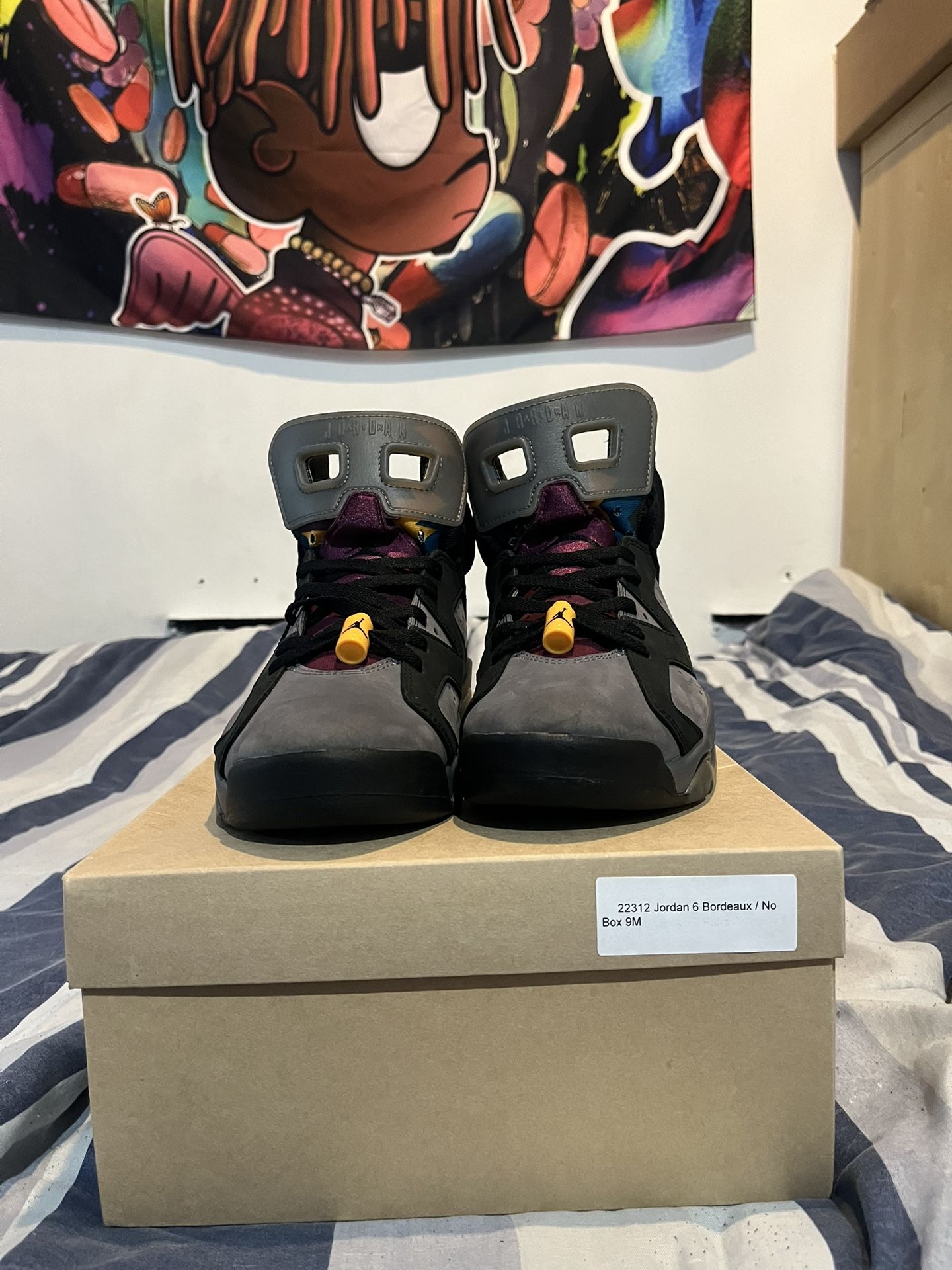 Jordan 6 Bordeaux Sz9M