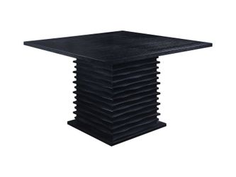 Stanton Black Square Counter Height Table