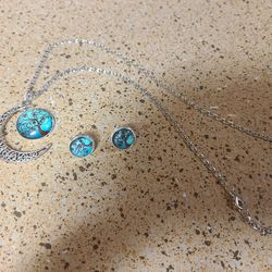 Nature Necklace & Earrings