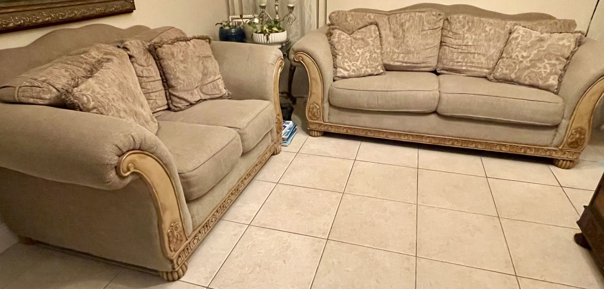 Sofa Set 2 Pieces 
