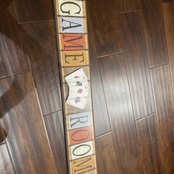 Wood Game Room Decor