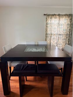 ROCK WOODEN TABLE- DINING TABLE