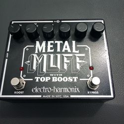 Guitar Distortion Pedal Electro-Harmonix Metal Muff