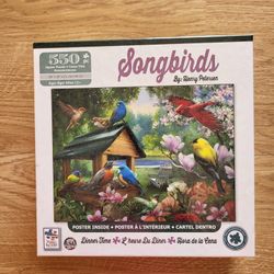 500 Piece Puzzle Songbirds Collection Dinner Time