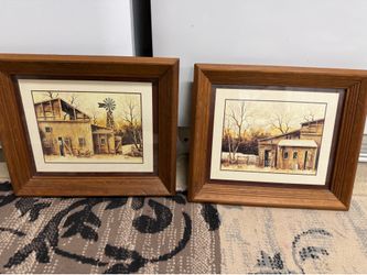 Set of 2 Farm/Barn Pictures