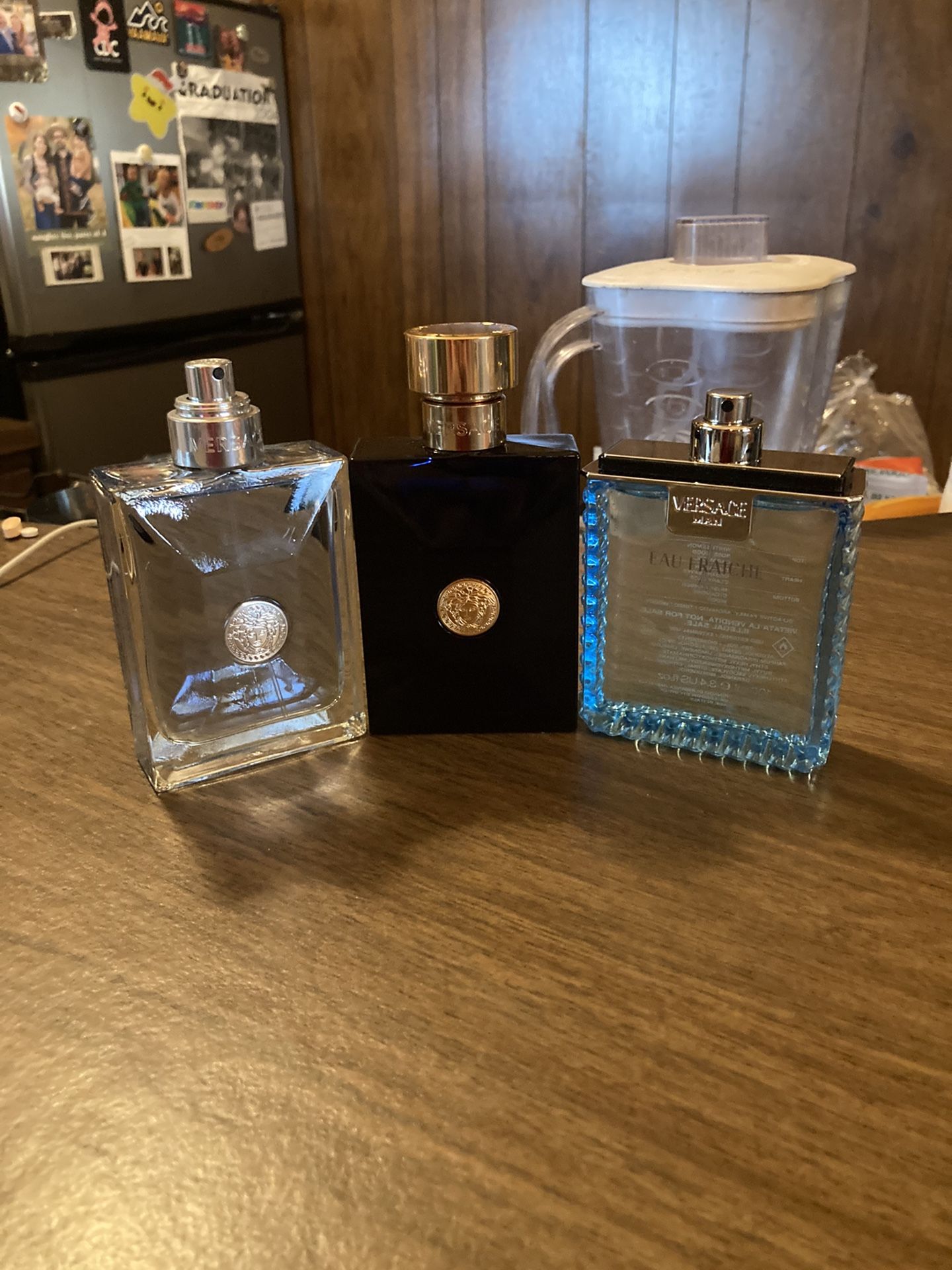 Versace Pour Homme, Dylan Blue, & Man Eau Fraiche Men's Fragrances