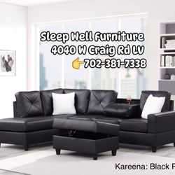 🙋‍♀️ Sectional Storage Ottoman 👉Furniture Queen Bedroom, Dining Table Sets Avail 