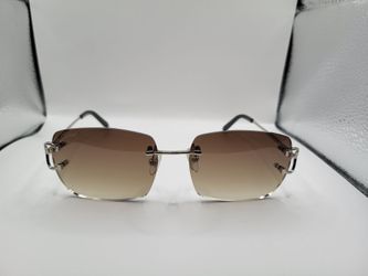 Cartier Glasses Rimless(Brown)