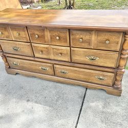 Solid Wood Dresser 