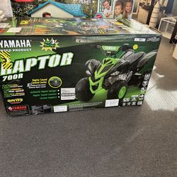 YAMAHA LICENSED PRODUCT RAPTOR AGE 3 AND UP