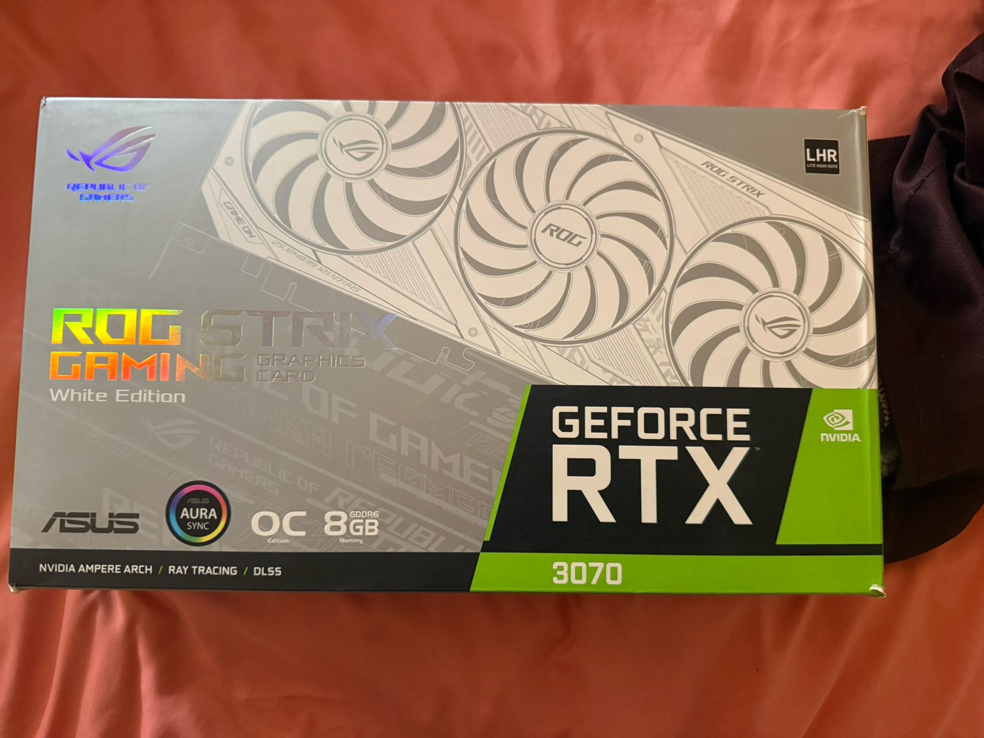 ASUS ROG Strix GeForce RTX 3070 White Edition (8GB, OC, LHR)
