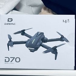 Brand New  DEERC Drone with Camera, D70 Drones with Camera for Adults 1080P HD