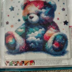 Diamond Art Teddy Bear
