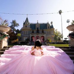 Moda 200 Volume 10 Ballet Pink Glitter Dress 