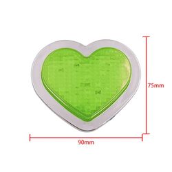 BRAND NEW 2PCS Green Heart Shaped Side Marker / Accessory / Led Light / Turn Signal