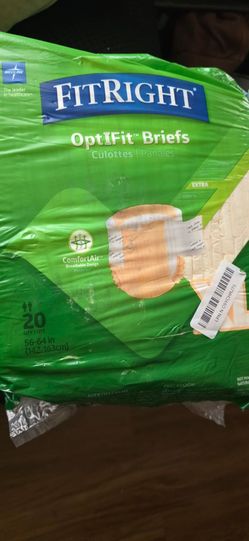 Fit Right Optifit Briefs Diapers XL Adult Underwear
