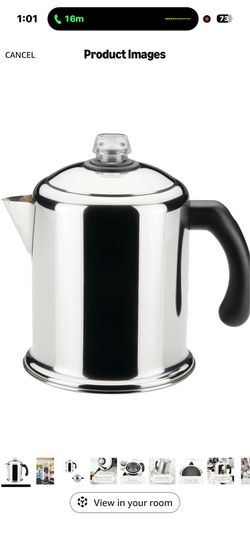 Coffee pot stainless steel Farberware