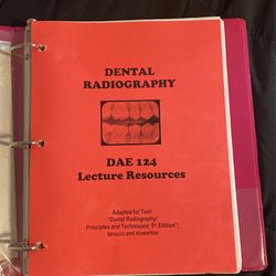 Dental Radiography DAE124