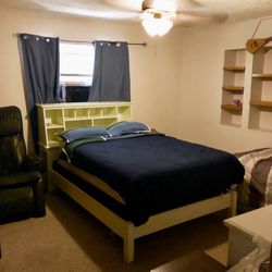 Queen Headboard Pottery Barn With Mattress 