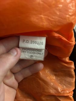 Orange racing jacket