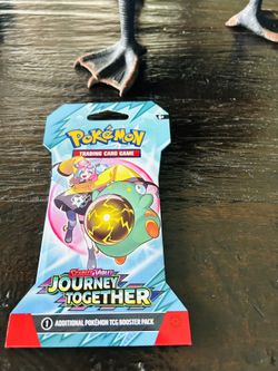 New Sealed TCG Journey Together Sleeved Booster Pack 10 Cards