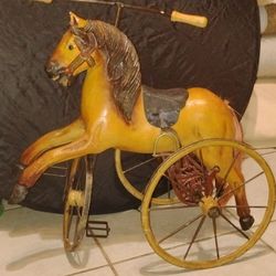 Antique Childs Horse Bike