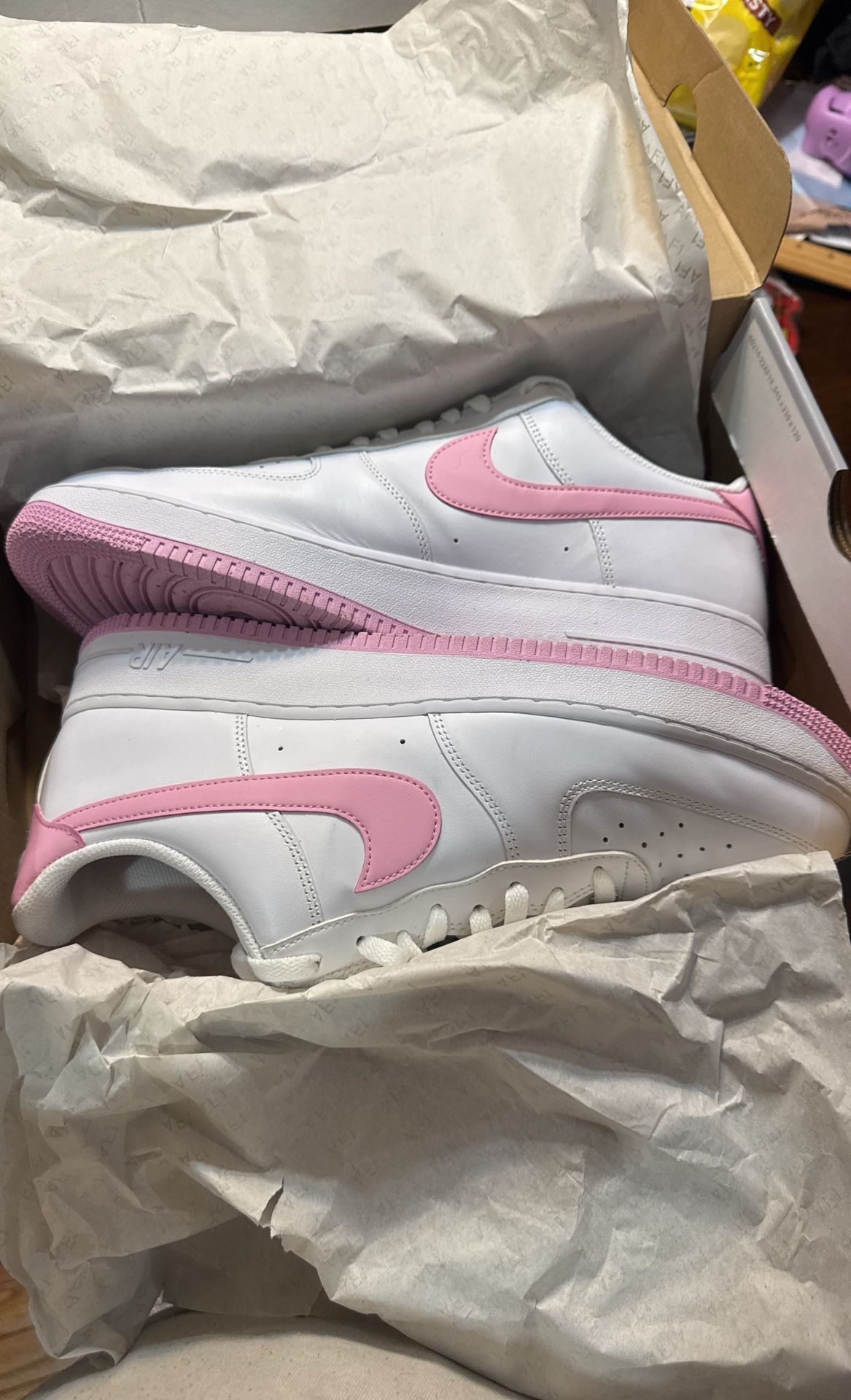 Nike Air Force 1's (pink) Size 13