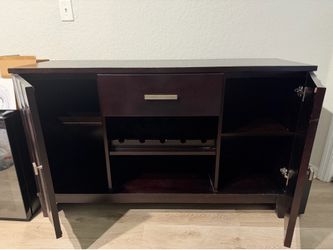 Bar storage cabinet
