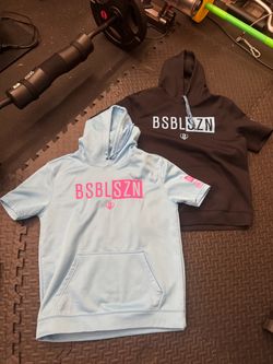 BSBLSZN Short Sleeve Hoodies – Set of 2 size adult medium
