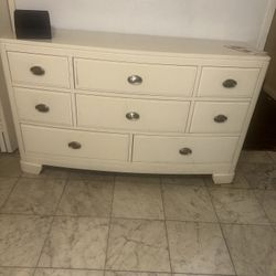 White Dresser - Fully Functional - Drawers Great! First offer best offer!