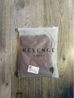Revenge X Body Seamless Snatched Bodysuit Mocha Brown Size XL New In Bag