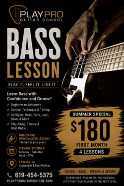 Bass Lessons