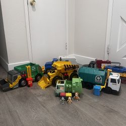 Trucks Driven Tow Truck Street Sweeper Maxx Action Dump Truck  Bluey Garbage Truck 