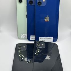 Lot Of 5 iPhone 12 64GB unlocked Excellent Condition 