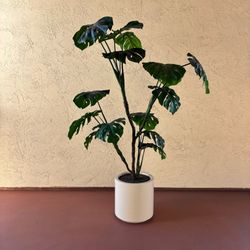 One 66” Artificial Monstera Plant