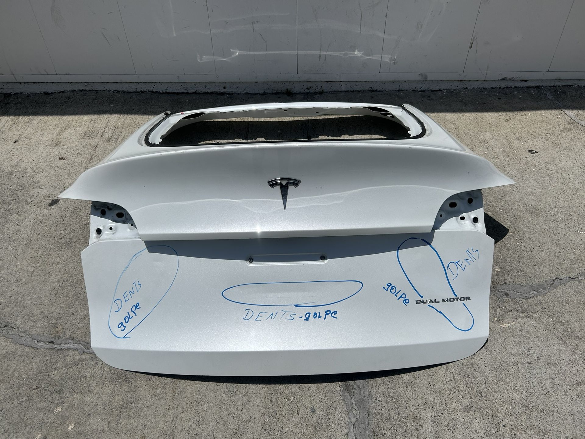 Tesla Model Y Rear Liftgate Hatch Trunk Lid Tailgate Shell 2020 21 22 23 2024 Used Oem Original