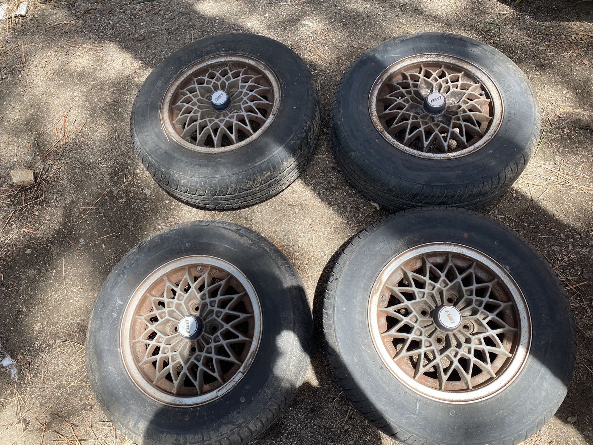 Enkei 13” JDM Vintage Wheels 4x100