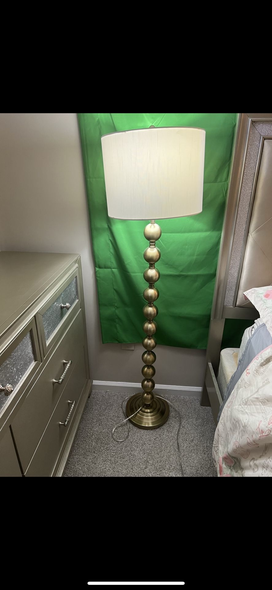 GOLD FLOOR LAMPS (3) $60 Each 
