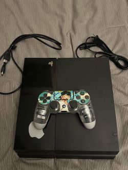 Sony PlayStation 4 Console with Controller and Cables