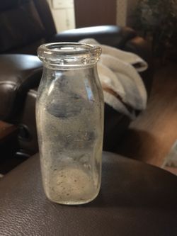 Old school milk bottle