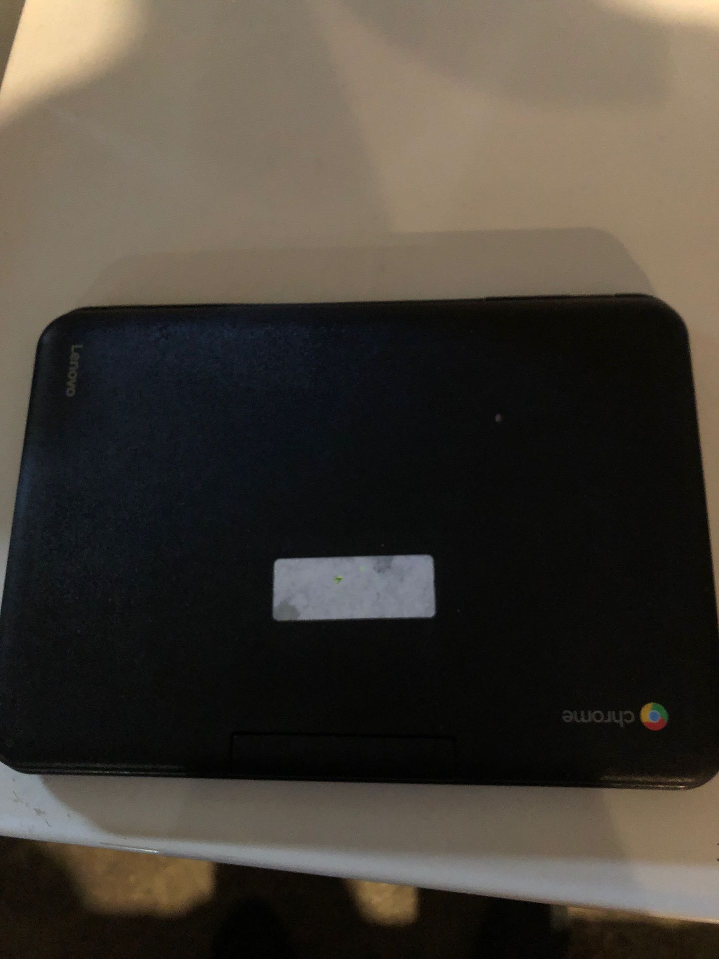 Chrome book with a charger