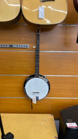 5-String Banjo with Chrome Hardware